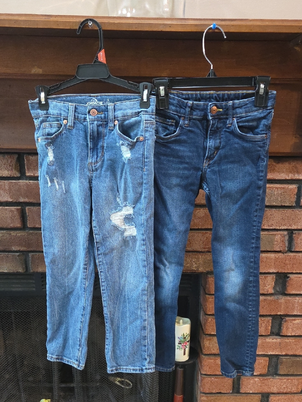 Distressed Blue Skinny Jeans Duo